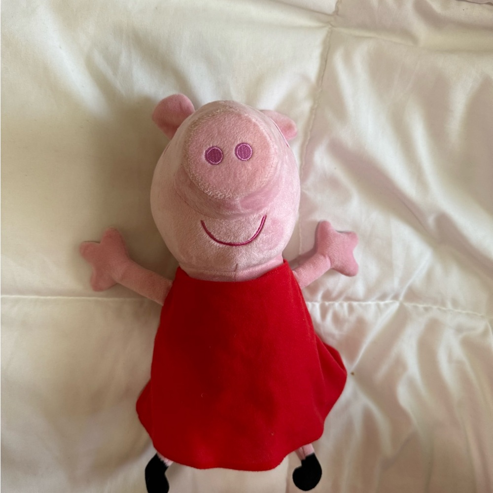 Peppa pig talking Pink and Red Plush Toy